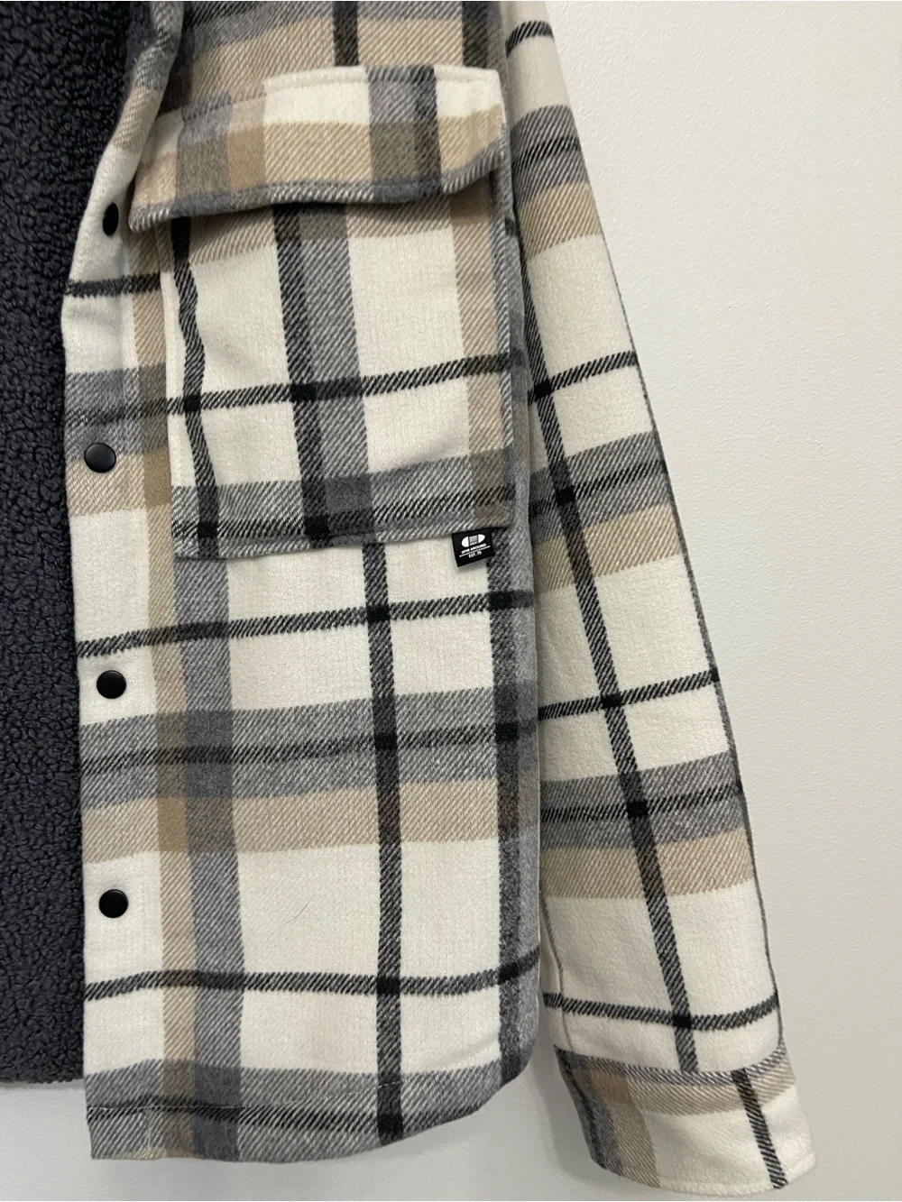 Zara Kids Plaid Lined Shacket